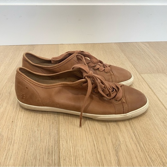 Frye Men’s Brown Leather Sneakers - Picture 2 of 6